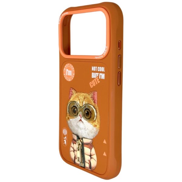 Nimmy Cool&Cute 2.0 Cat Case for iPhone 17 Pro - Orangeeng