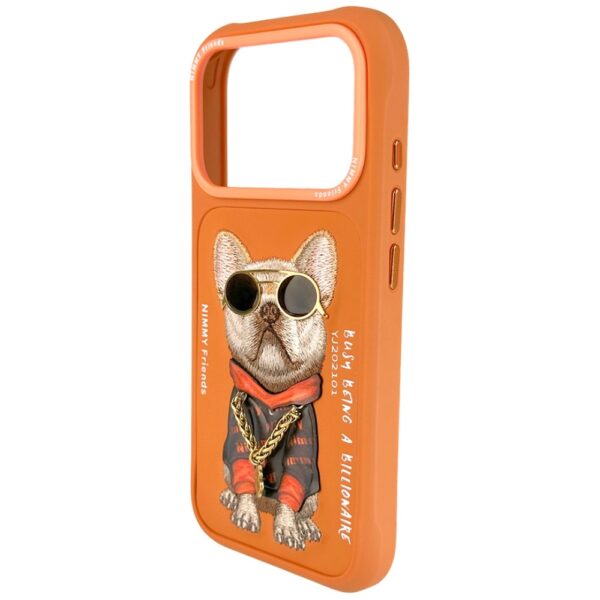 Nimmy Glasses Cool Dog iPhone 17 Pro Case - Orangeeng