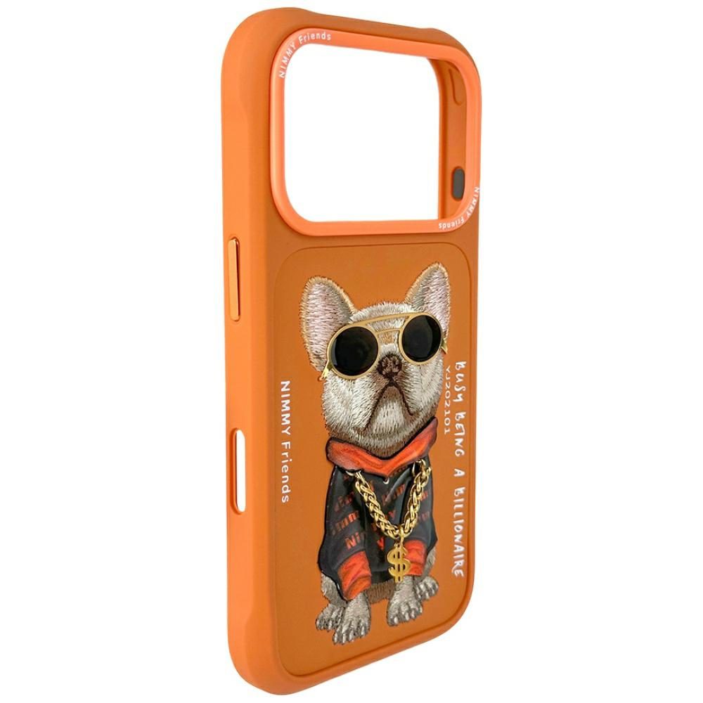 Nimmy Glasses Cool Dog iPhone 17 Pro Case - Orangeeng