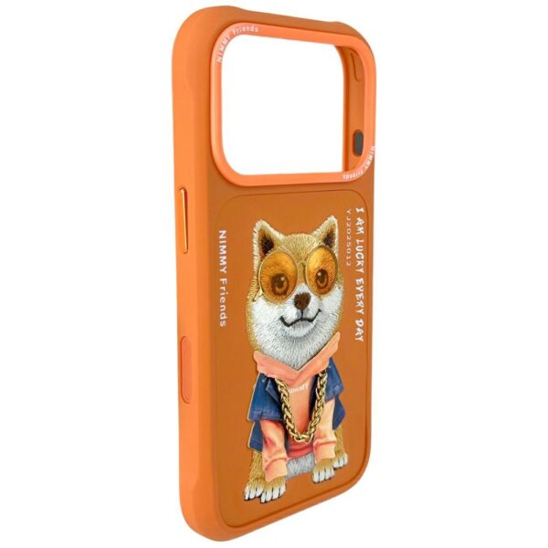 Nimmy Glasses Cool Dog iPhone 17 Pro Case - Orangeeng