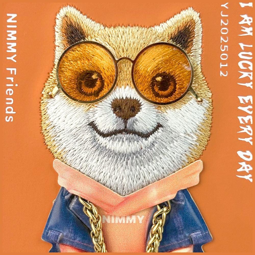 Nimmy Glasses Cool Dog iPhone 17 Pro Case - Orangeeng