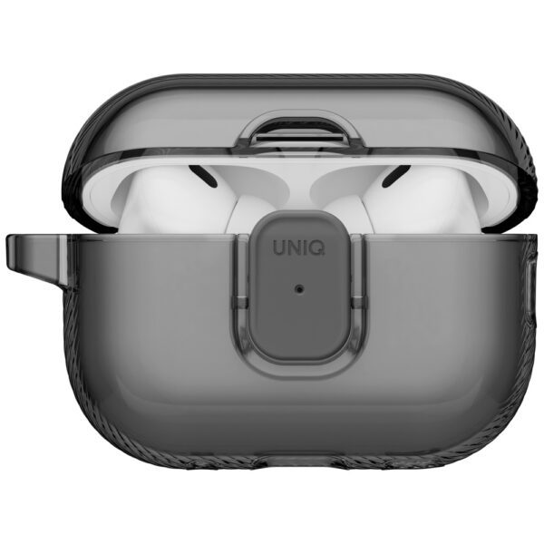 205555_3 Uniq Glase Pro Case for AirPods Pro 3 Lock Case - Transparent Blackeng