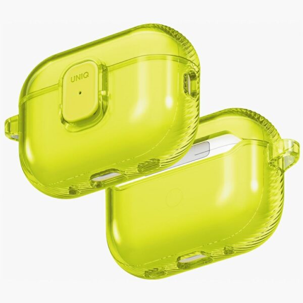 205557_1 Uniq Glase Pro Case for AirPods Pro 3 Lock Case - Transparent Yelloweng