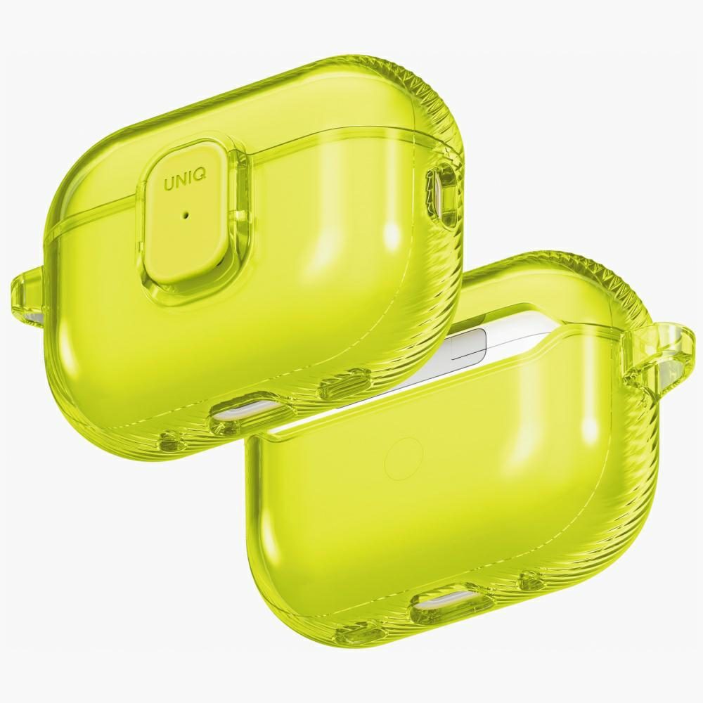 205557_1 Uniq Glase Pro Case for AirPods Pro 3 Lock Case - Transparent Yelloweng