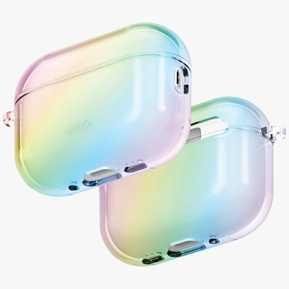 Uniq Iridescia Hang Case for AirPods Pro 3 - Transparent Multicoloreng