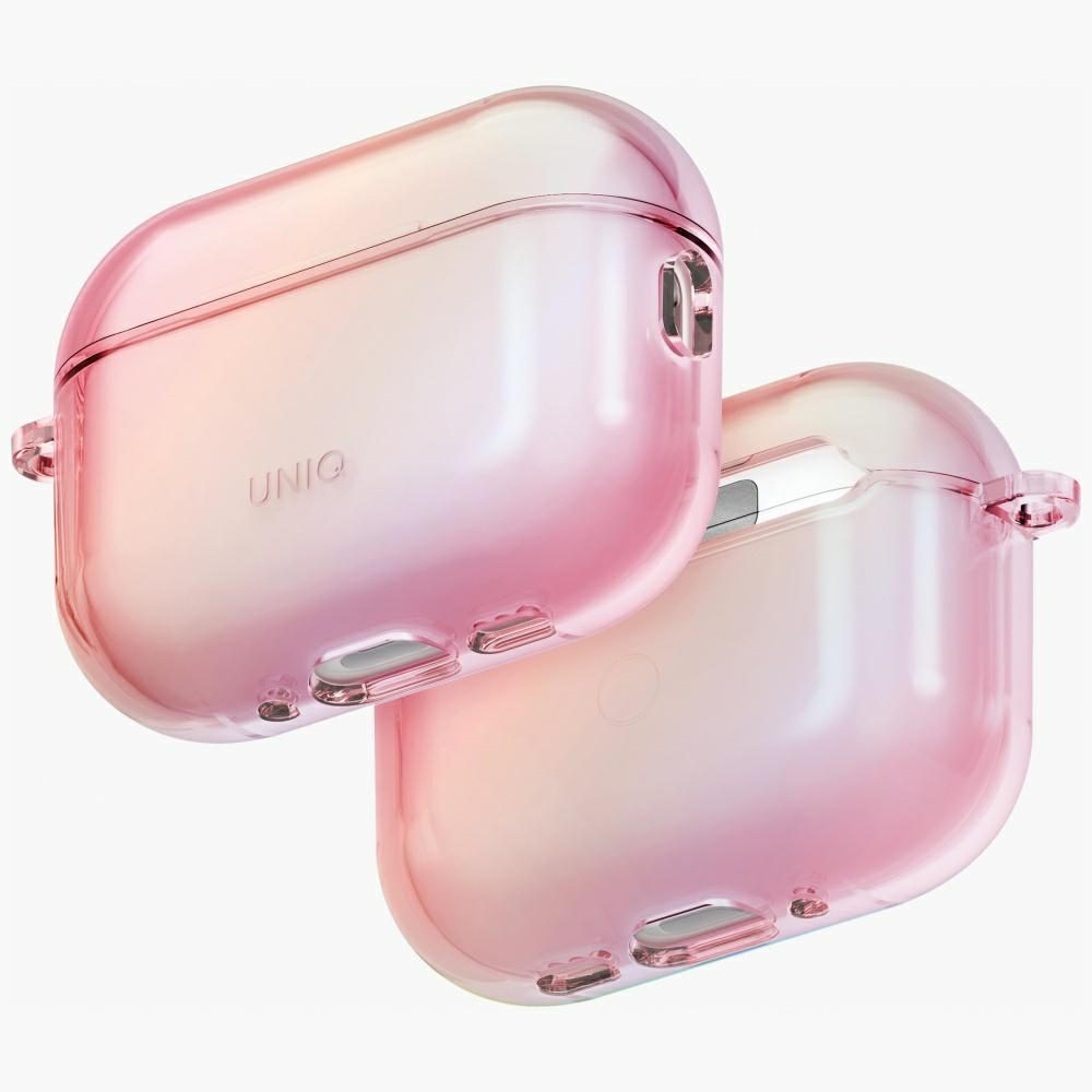 Uniq Iridescia Hang Case for AirPods Pro 3 - Transparent Pinkeng