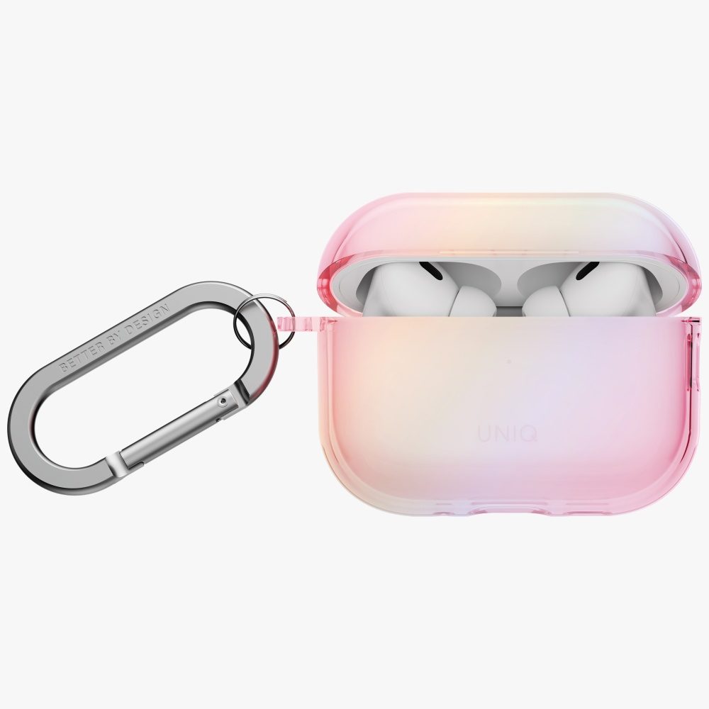 Uniq Iridescia Hang Case for AirPods Pro 3 - Transparent Pinkeng