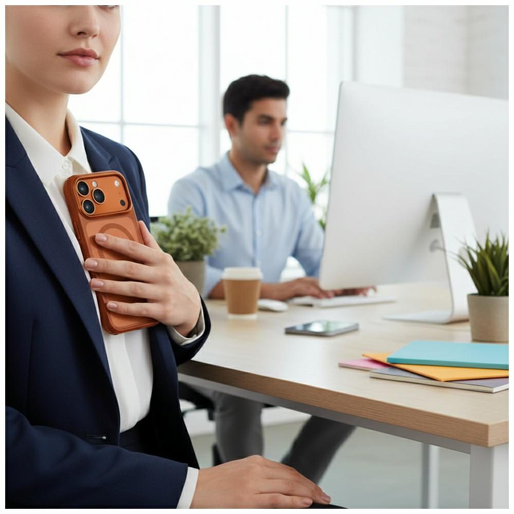 Uniq Veren iPhone 17 Pro Magclick Charging Case - Orangeeng