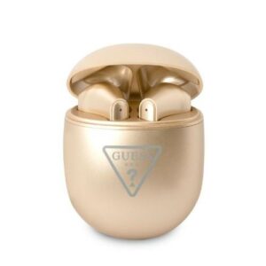 Guess Triangle Logo Bluetooth TWS Wireless Headphones - Goldeng