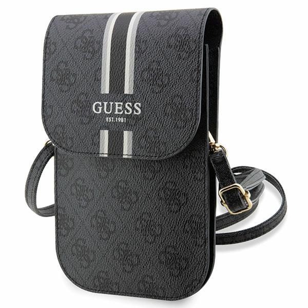 Guess 4G Stripe Handbag - Blackeng