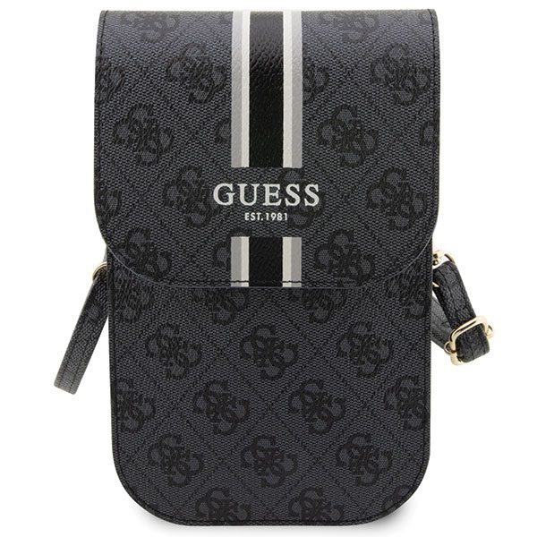 Guess 4G Stripe Handbag - Blackeng