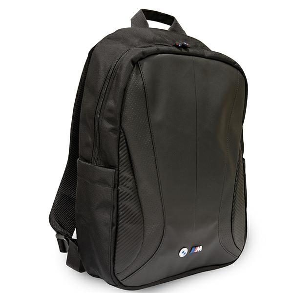 206955_3 BMW Perforated 16" Laptop Backpack - Blackeng