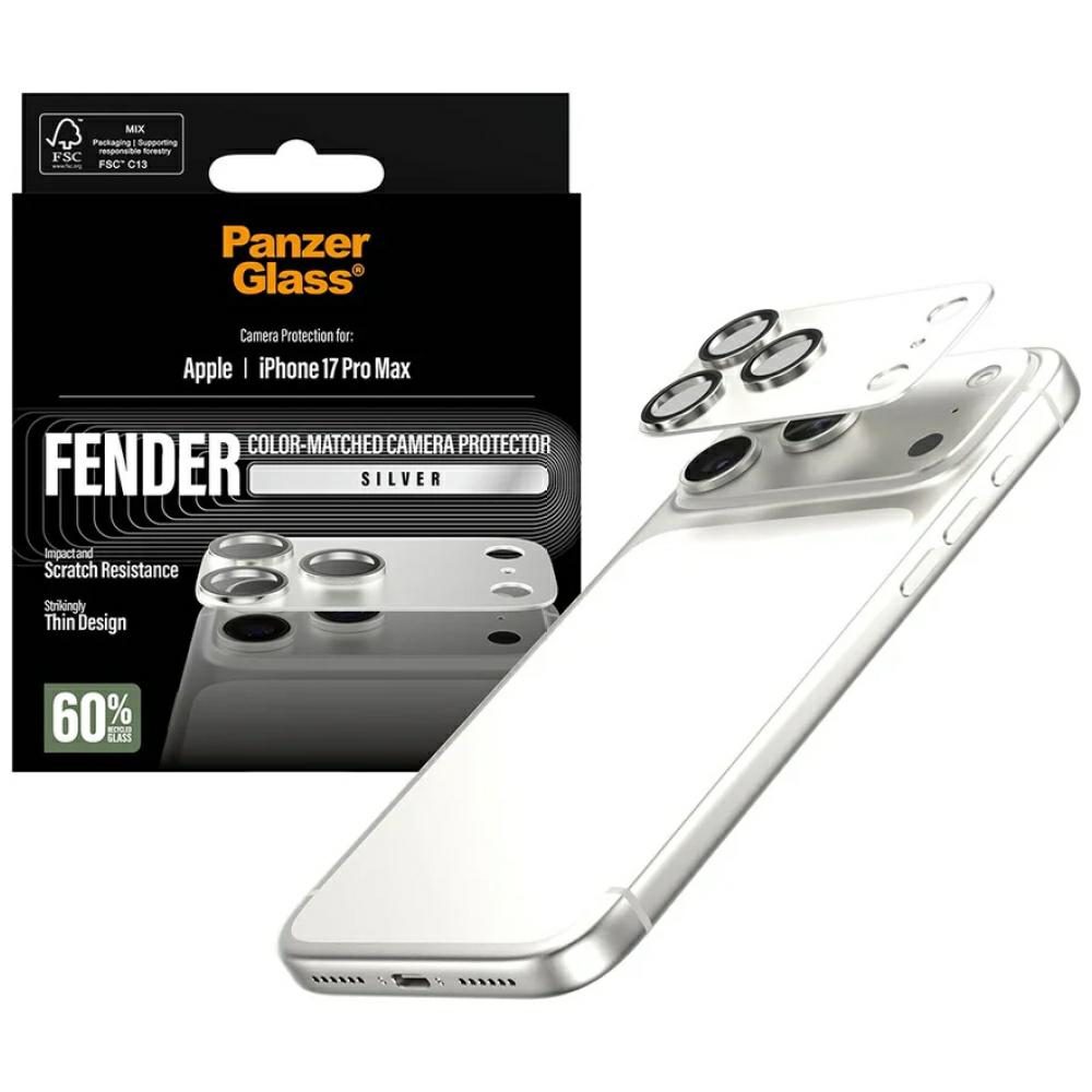 PanzerGlass Fender Camera Protector for iPhone 17 Pro Max - Silvereng
