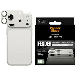 PanzerGlass Fender Camera Protector for iPhone 17 Pro - Silvereng