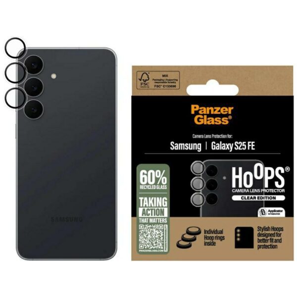 PanzerGlass Hoops Lens Protector Tempered Glass for Samsung Galaxy S25 FEeng