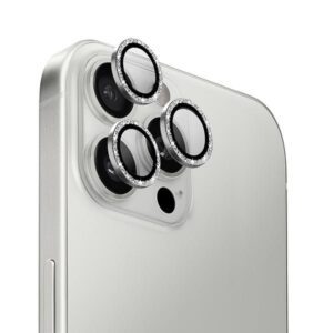 207040_1 Uniq Optix Camera Lens Glass for iPhone 16 Pro / 16 Pro Max - Silvereng