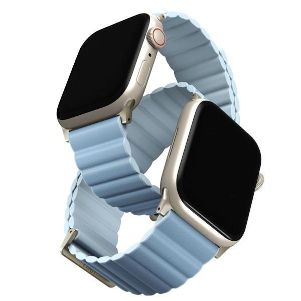 Uniq Revix Premium Magnetic Strap for Apple Watch 38/40/41mm - Blue and Whiteeng