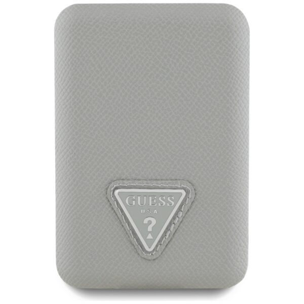 Guess Grained Triangle Power Bank with MagSafe 5000mAh 15W USB-C - Beigeeng