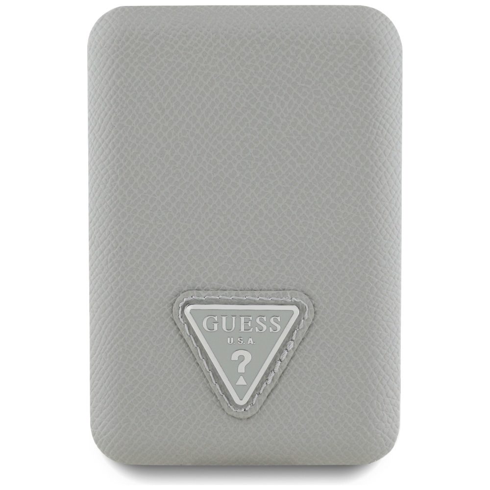 Guess Grained Triangle Power Bank with MagSafe 5000mAh 15W USB-C - Beigeeng