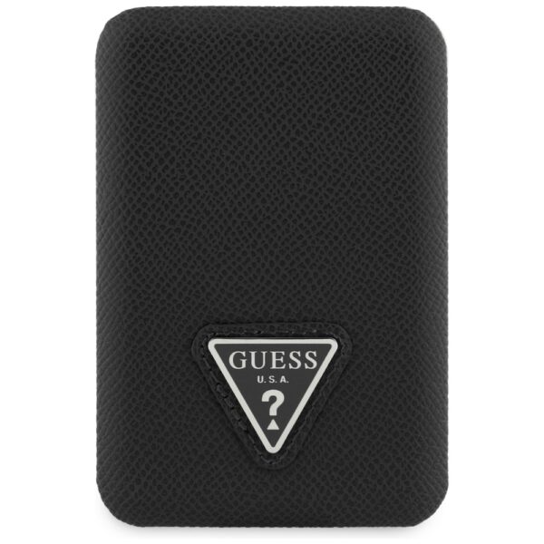Guess Grained Triangle Powerbank with MagSafe 5000mAh 15W USB-C - blackeng