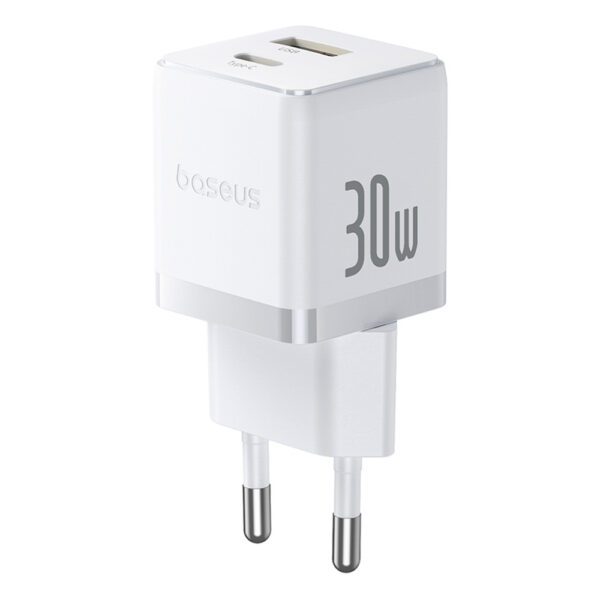207166_1 Baseus Palm 30W USB-C USB-A Wall Charger - Whiteeng