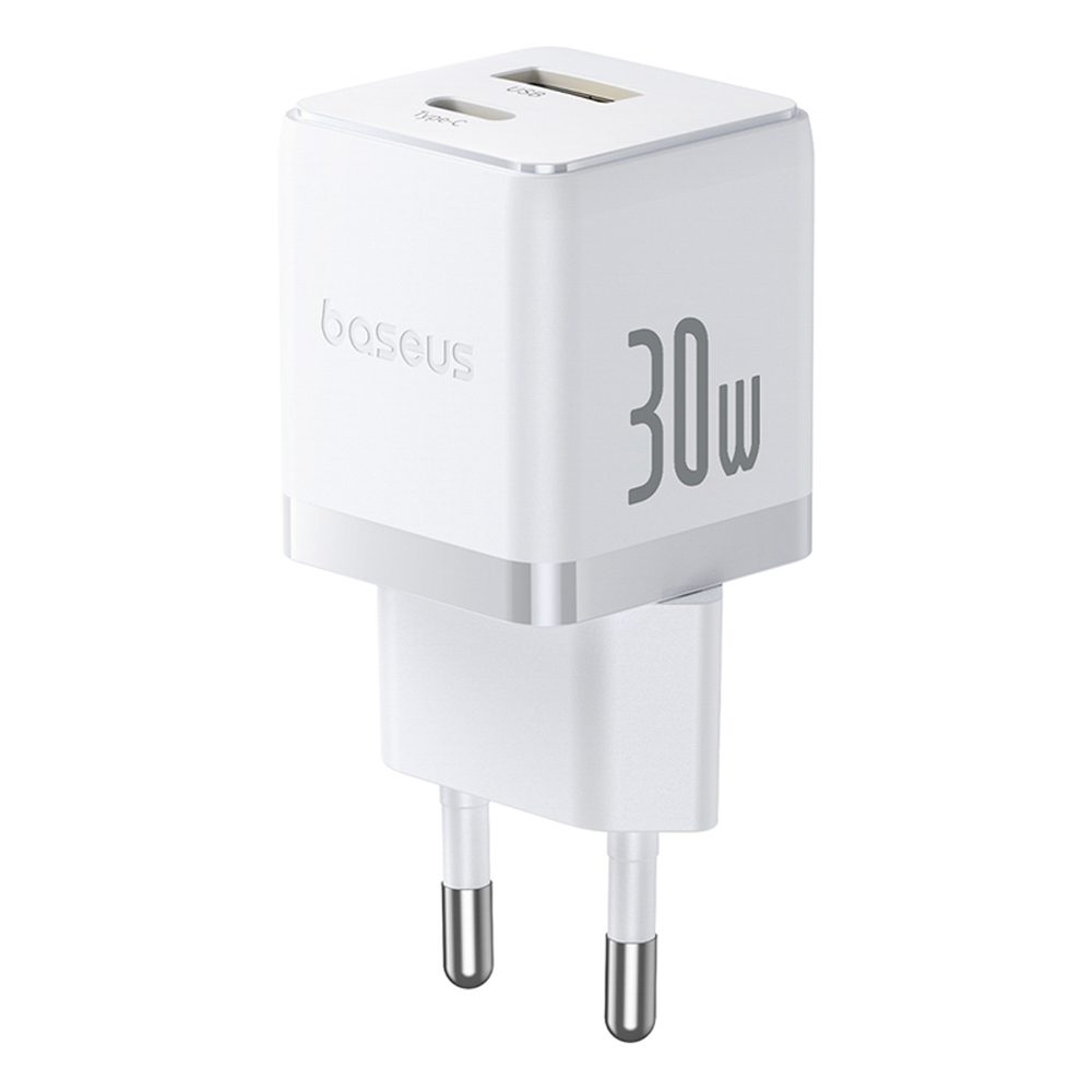 207166_1 Baseus Palm 30W USB-C USB-A Wall Charger - Whiteeng
