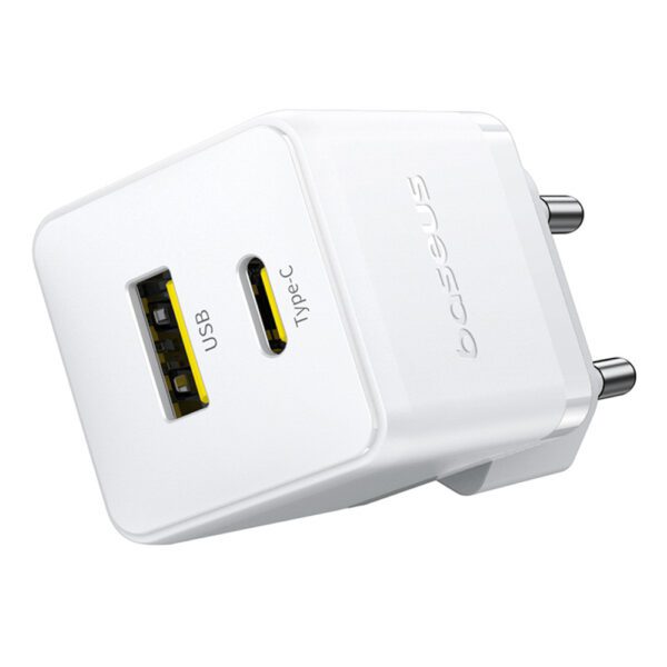 207166_2 Baseus Palm 30W USB-C USB-A Wall Charger - Whiteeng