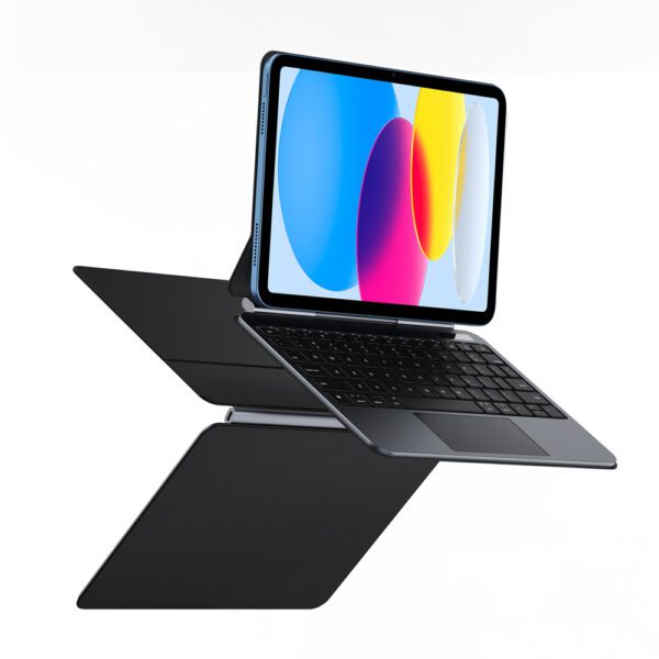 207769_4 Etui z klawiaturą Dux Ducis (MK series) na iPad 10" (2022) iPad 11" (2025) - czarnepol