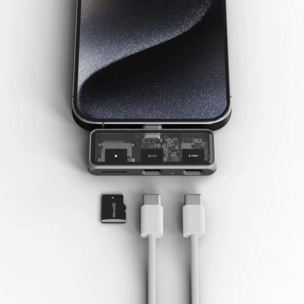 Adapter HUB 3in1 USB C Satechi Mobile XR ST-HXRSDM space gray