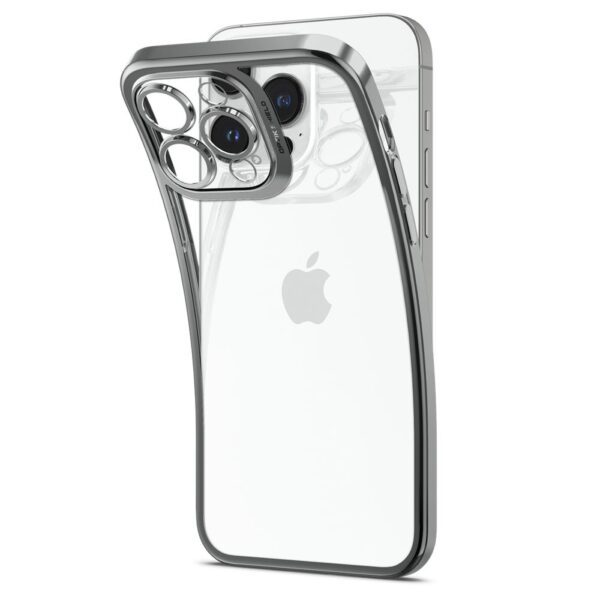 308142_oryg Spigen Optik Crystal case for iPhone 14 Pro 6,1" chrome grey
