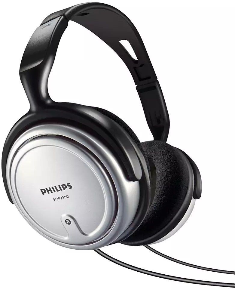 Wire headphones Jack 3,5 mm Philips VSLUSHP2500 silver