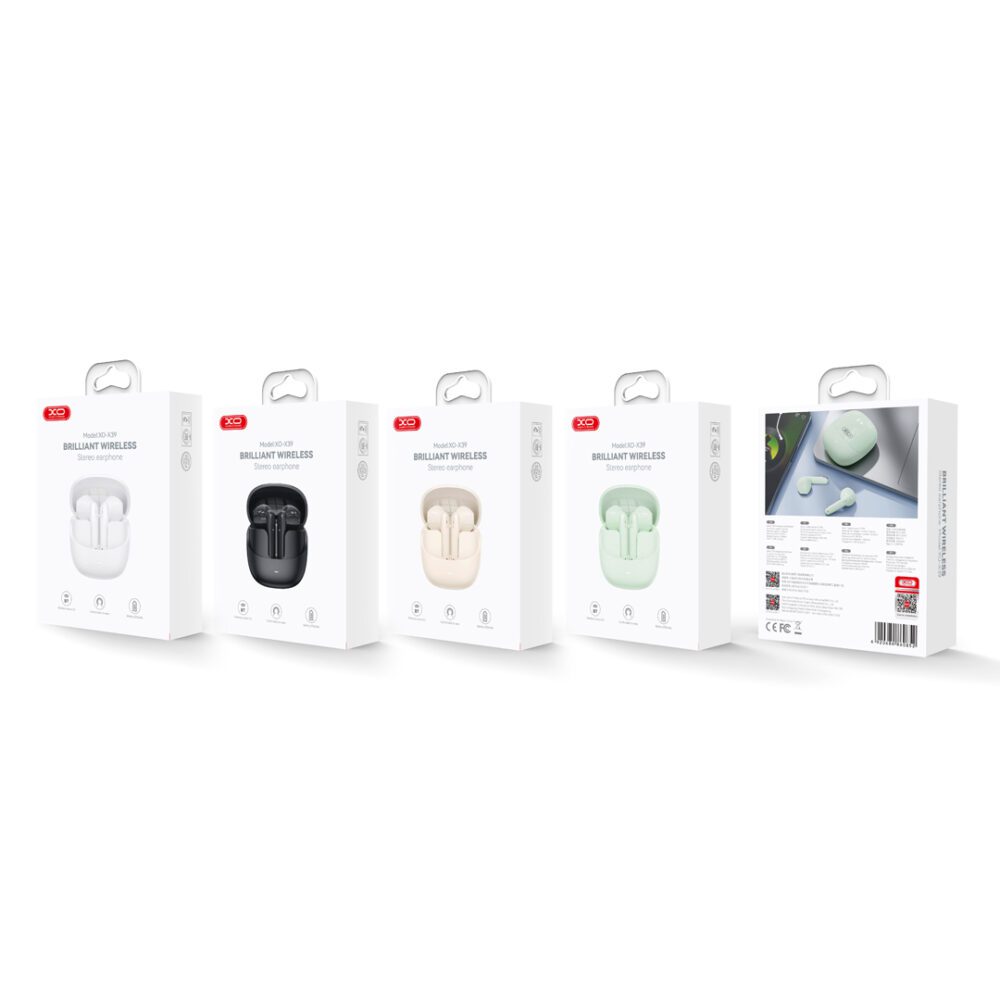 XO Bluetooth earphones X39 TWS beige
