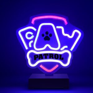 Neon LED on the Paw Patrol base - Logo OW-120146