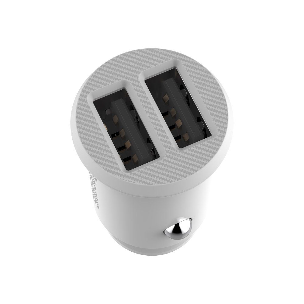 Baseus Grain Car Charger CCALL-ML02 mini charger 2x USB-A 3.1A - whiteeng