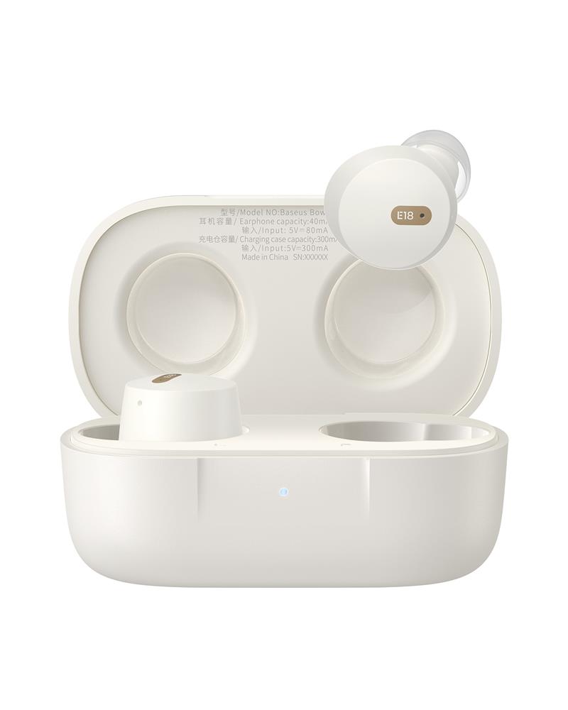 Baseus Bowie E18 True Wireless Earphones Stellar White