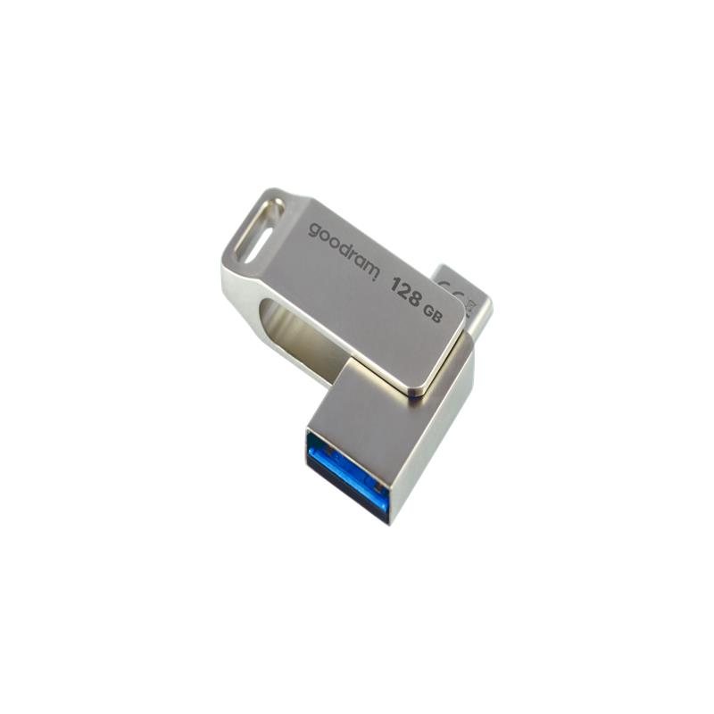 PENDRIVE 3.2 GOODRAM ODA3 SILVER 128GB TYPE-A+TYPE-C