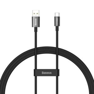 BASEUS CABLE SUPERIOR SERIES USB/USB-C 65W 1M BLACK