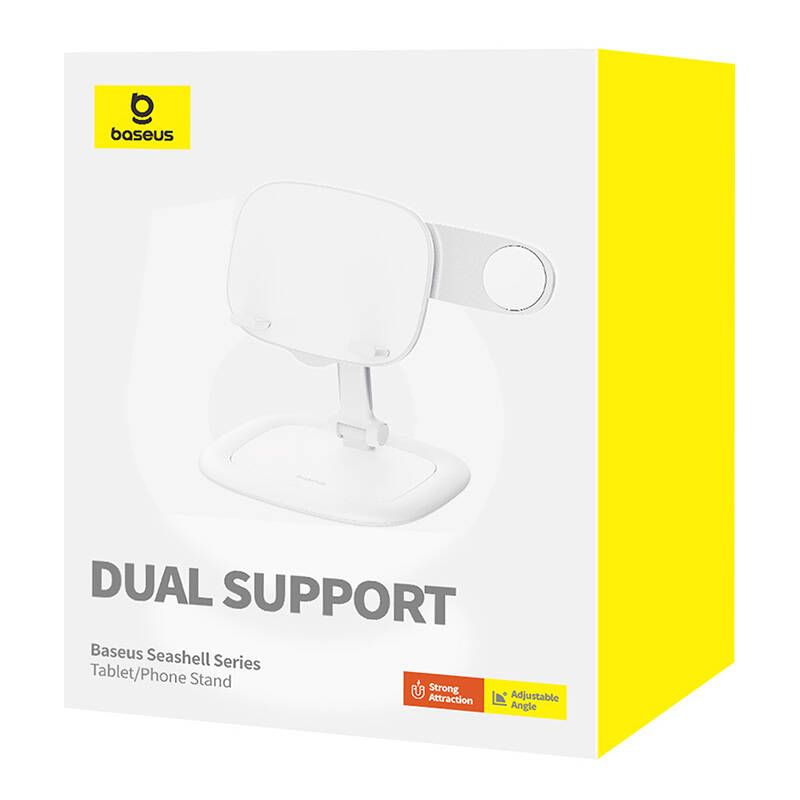 BASEUS SEASHELL STAND FOR TABLET/PHONE WHITE