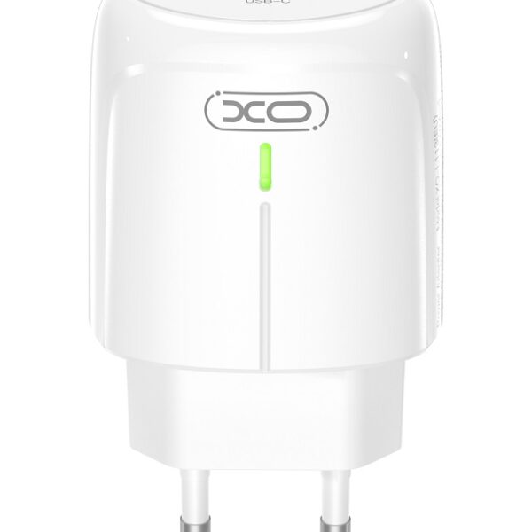 XO L113 WALL CHARGER USB-C PD 20W LED WHITE
