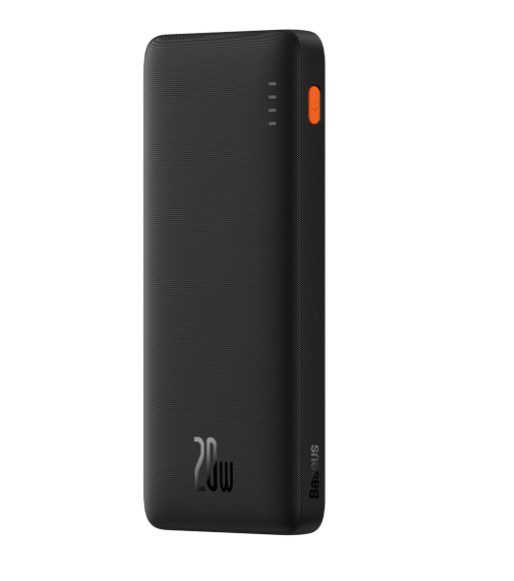 Baseus Airpow 20W 10000mAh Power Bank with USB-A - USB-C Cable - Black