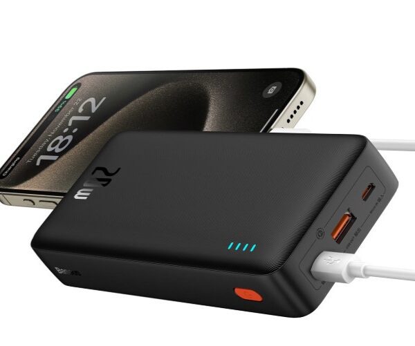 Baseus Airpow 20W 20000mAh Power Bank with USB-A - USB-C Cable - Black