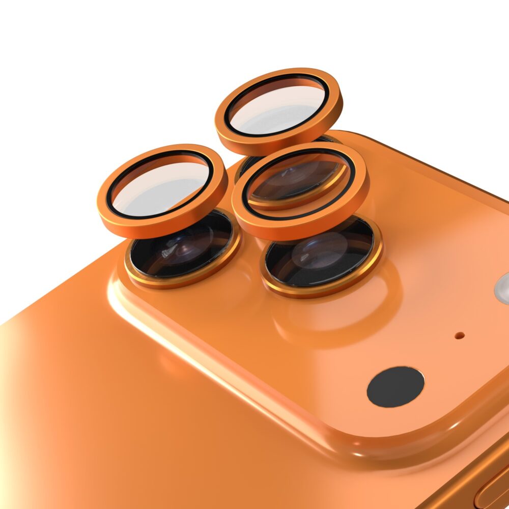 Etteri camera lens protector for iPhone 17 Pro / 17 Pro Max orange