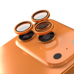 Etteri camera lens protector for iPhone 17 Pro / 17 Pro Max orange