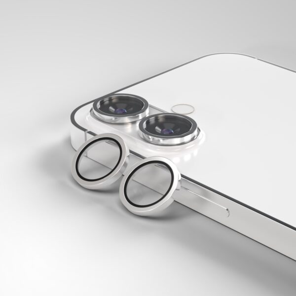 Etteri camera lens protector for iPhone 17 white