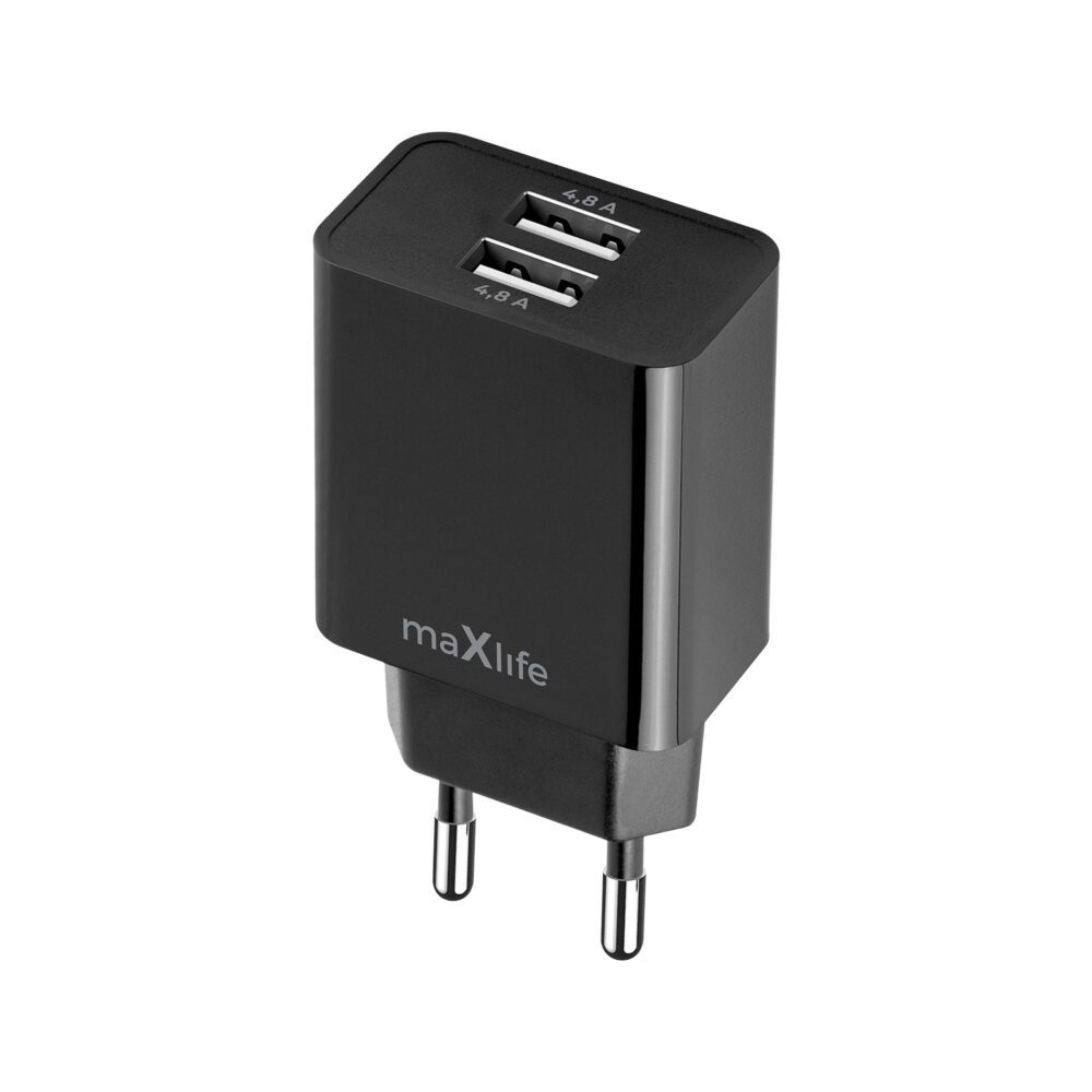 Maxlife MXTC-12 charger 1x USB-A 4,8A black