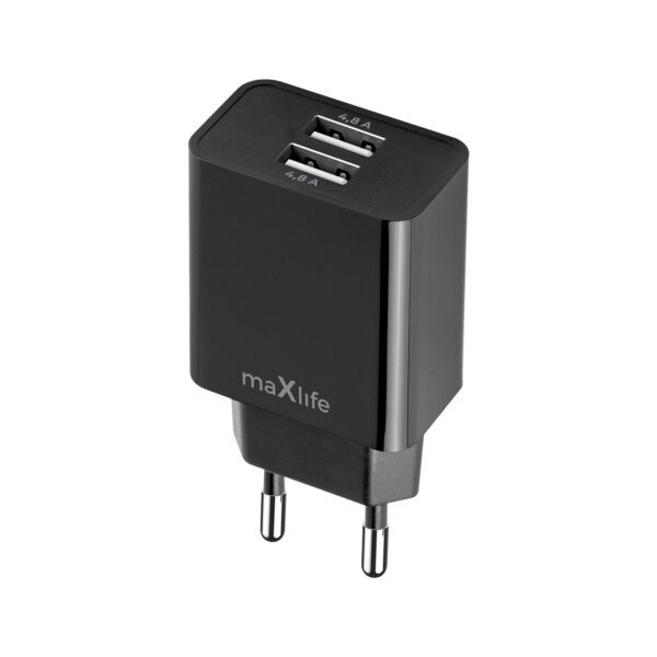Maxlife MXTC-12 charger 1x USB-A 4,8A black