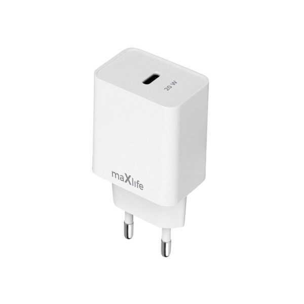 Maxlife MXTC-13-20C PD QC charger 1x USB-C 20W white