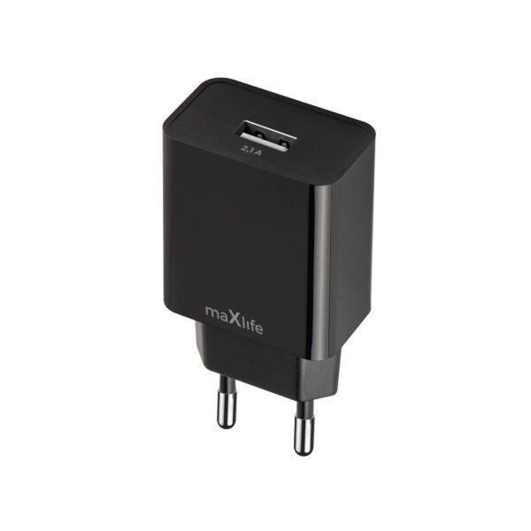 Maxlife MXTC-11 charger 1x USB-A 2,1A black