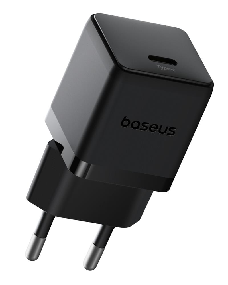Baseus Palm Fast Charger Wall Charger 20W 1×USB-C EU Cluster Black