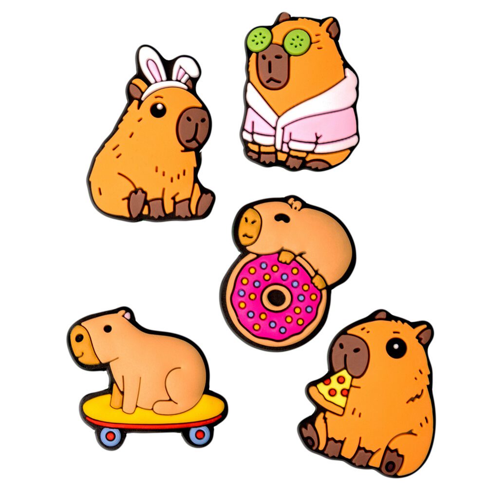 3D Sticker Capybara 5pcs set